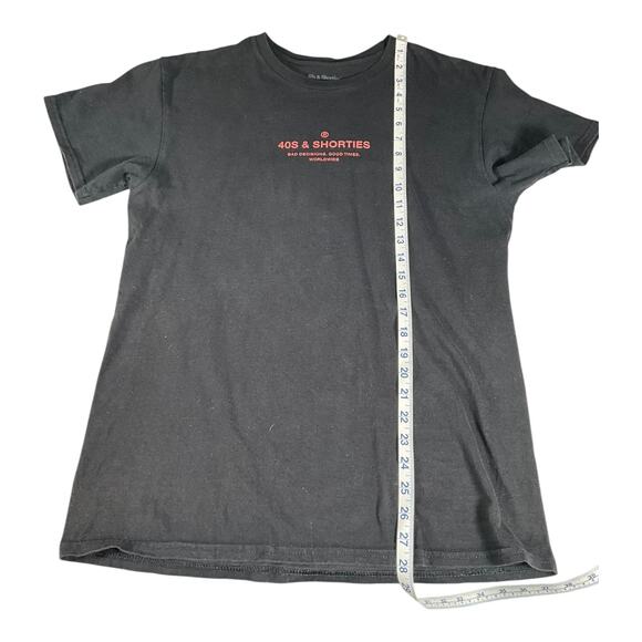 40's & Shorties Black Medium & RSQ Gray Small  Two Pack T-Shirts 100% Cotton Men - Picture 5 of 12
